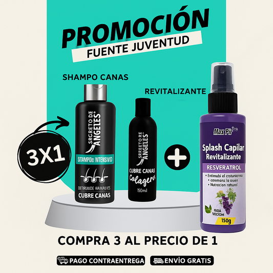 CHAMPÚ CUBRECANAS + 2 REGALOS GRATIS🎁