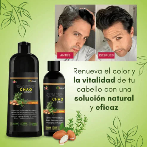 SHAMPOO 🧴CHAO CANAS +OBSEQUIO 🎁🎀
